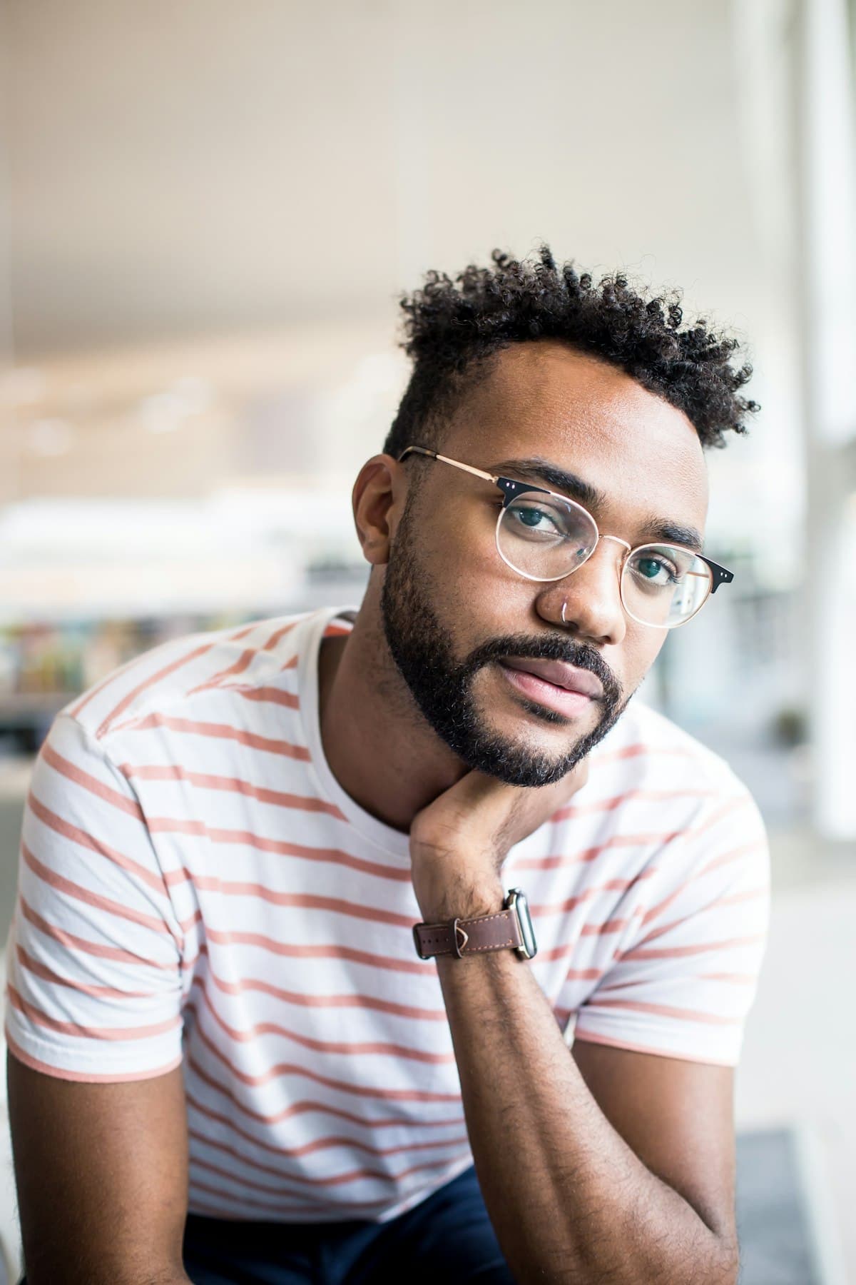A man feeling supported during men's therapy in Edmonton
